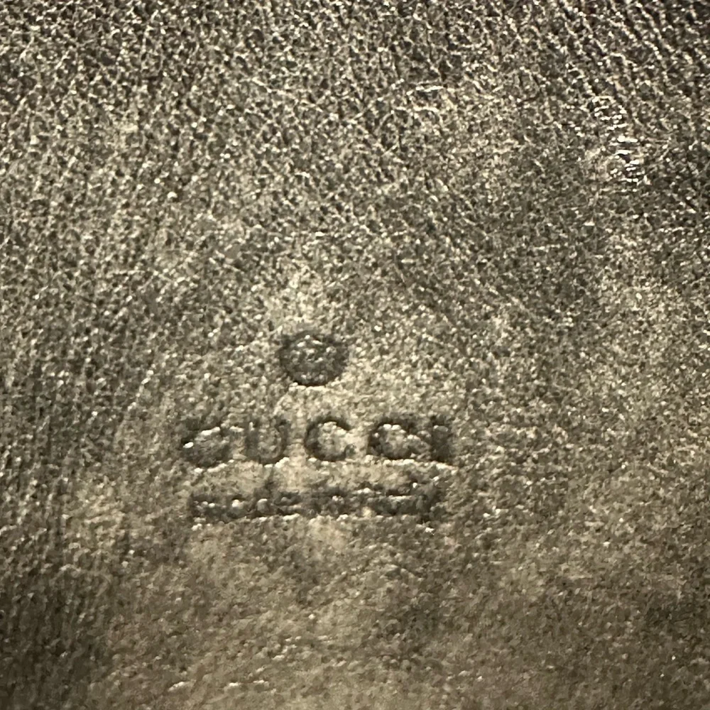 AUTHENTIC GUCCI GG CANVAS LEATHER ZIP COIN PURSE MINI POUCH RARE ITALY - Picture 2 of 6